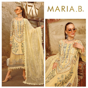 MariaB 3 Piece Luxury Lawn - 10522