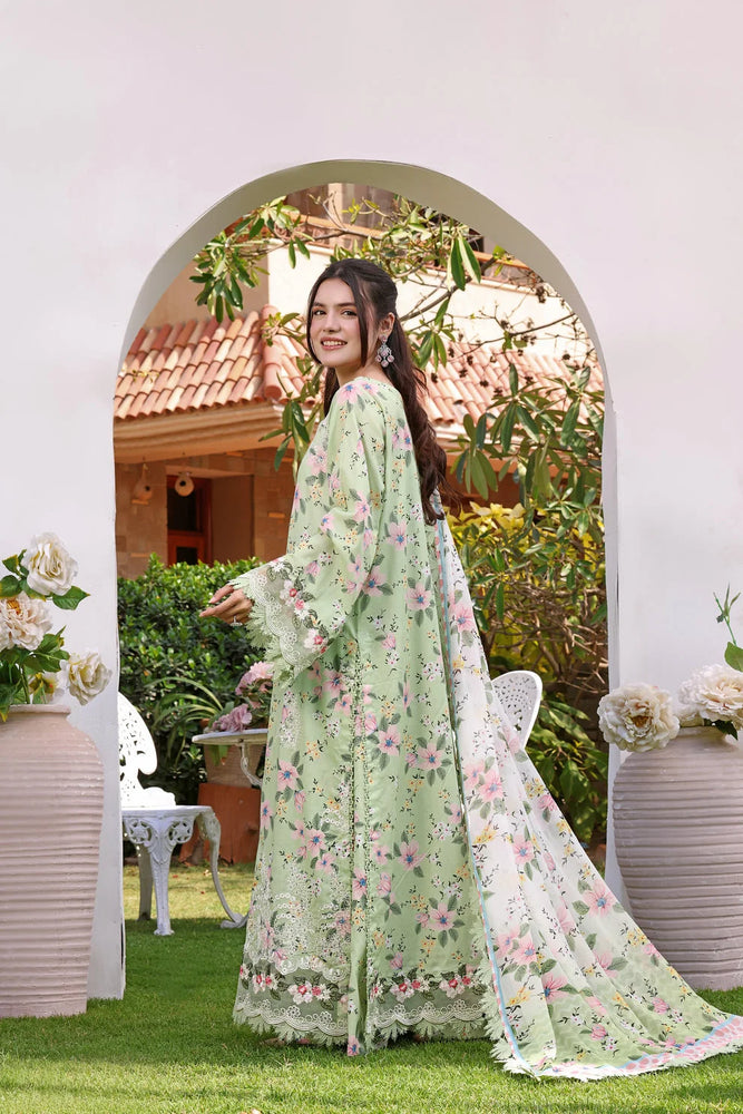 Aneelas Lawn Chikankari Digital Print & Embroidered 3 Piece Dress - J2606 Aneelas Lawn Chikankari Digital Print & Embroidered 3 Piece Dress - J2606