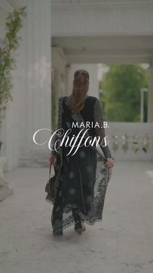 
            
                Load and play video in Gallery viewer, Maria.B  Embroidered Chiffon Net Dress 4 Piece -20327
            
        