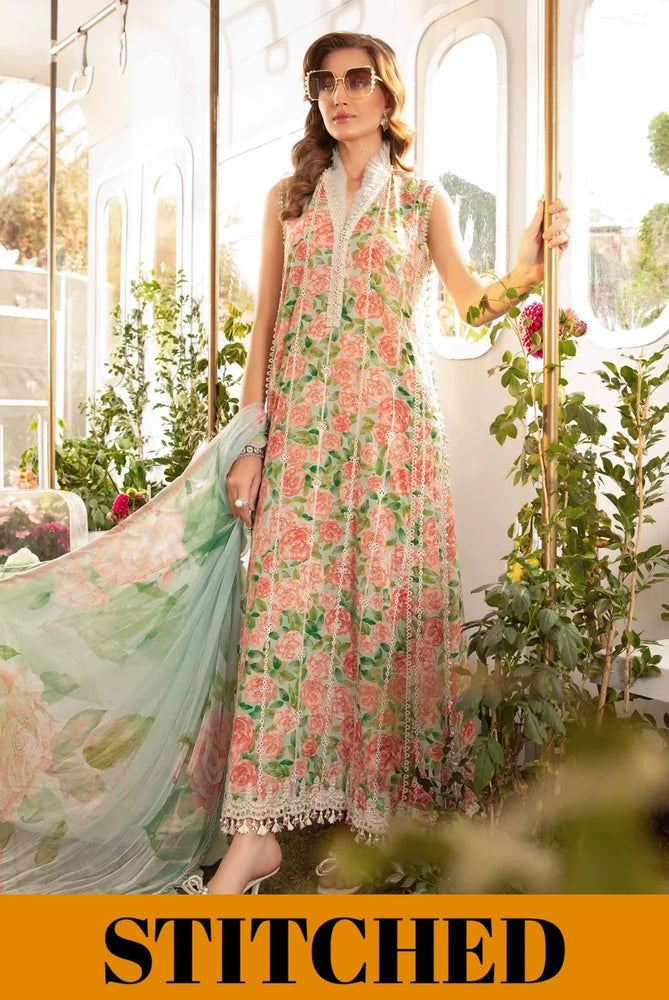 MariaB Stitched 3 Piece Lawn Dress - 20219