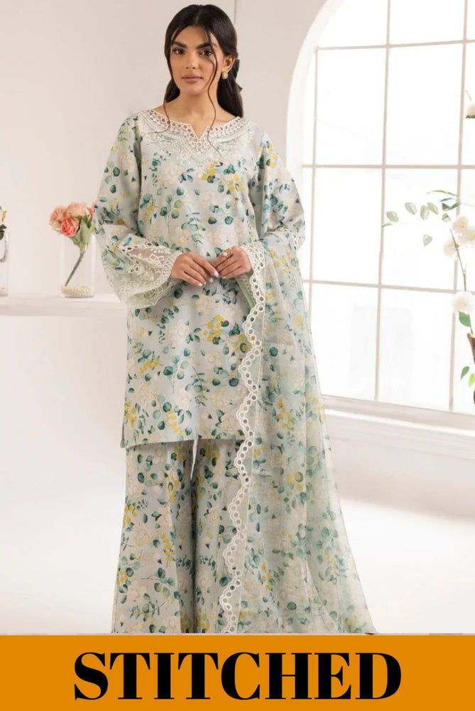 Mohagni Stitched 3 Piece Lawn Dress - 20226