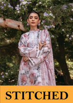 Zainab Chottani Digital Print & Embroidered Lawn 3 Piece Dress - 0125