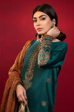 Maria B SUIT GREEN Luxury Chiffon - 0405