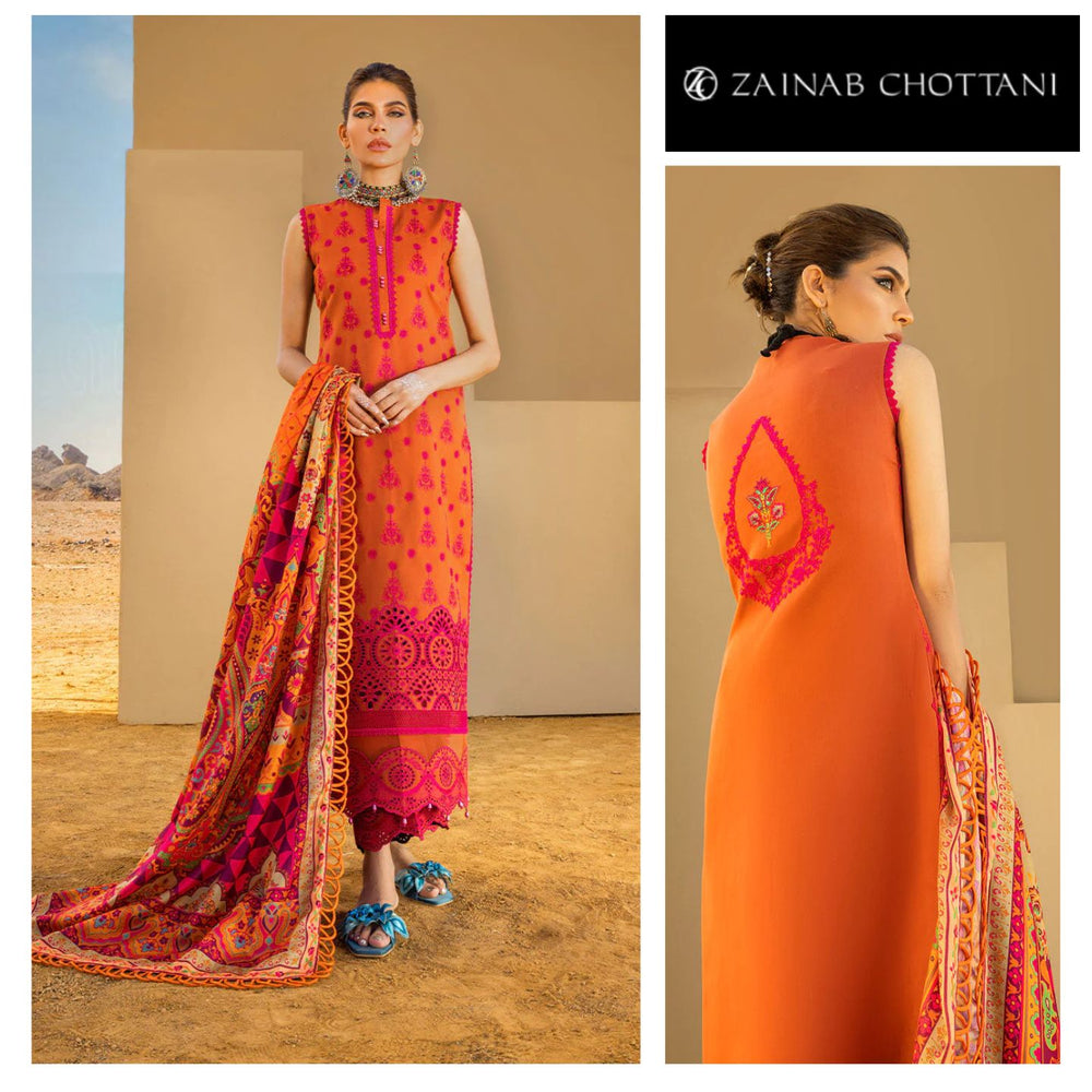 Zainab Chottani GUNJAL - 3 PC Lawn Dress - 10340