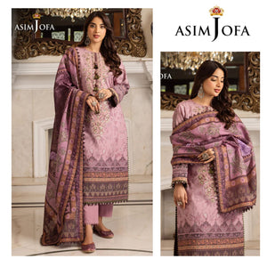 Asim Jofa AIRA - 3 PC Lawn Dress - 10333