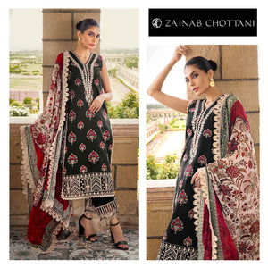 Zainab Chottani SADABAHAR_A - 3 PC Lawn Dress - 10424