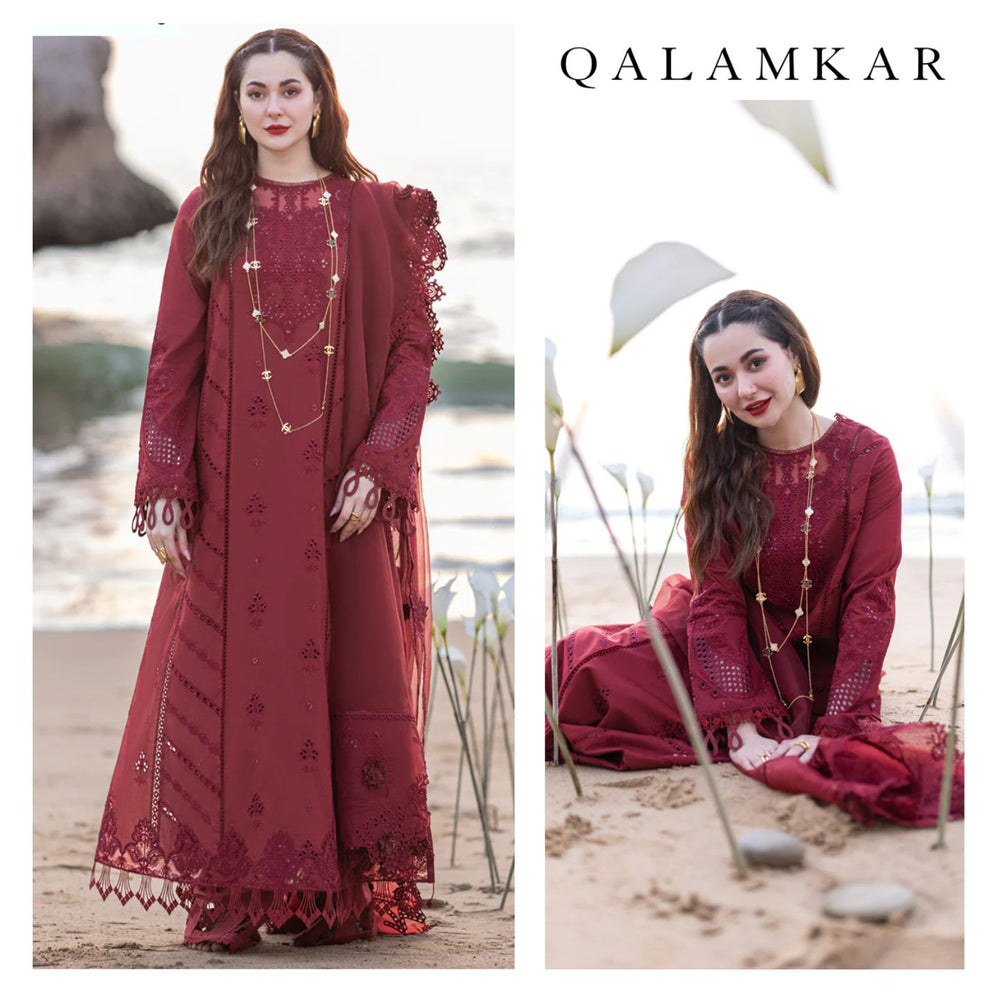 Qalamkar AISHA - 3 PC Lawn Dress - 10327