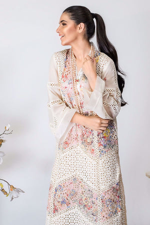 Farida Hasan 06542 - 3 PC Pure Chikankari Lawn Dress