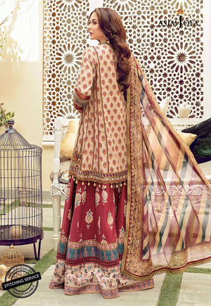 Asim Jofa 01798 - 3 PC Pure Lawn Dress