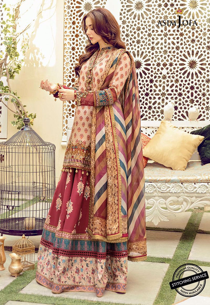 Asim Jofa 01798 - 3 PC Pure Lawn Dress