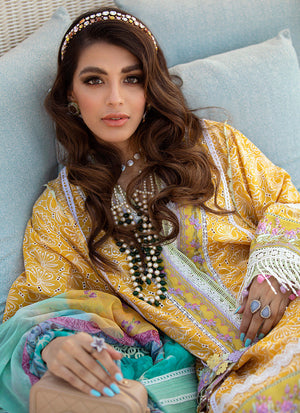 Farah Talib Aziz AMALFI SUN 07041 - 3 PC Pure Soft Cotton Dress
