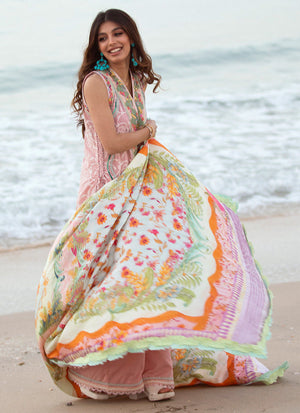 Farah Talib Aziz ARUBA ROSE 06471 - 3 PC Pure Lawn Dress