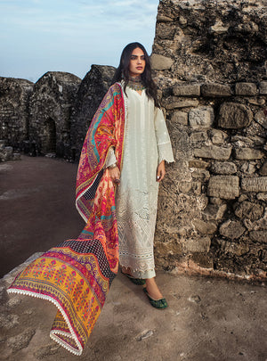 Zainab Chottani GULNOOR 06416 - 3 PC Chikankari Lawn Dress