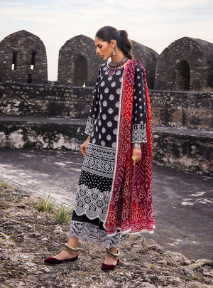 Zainab Chottani 06258 - 3 PC Pure Chikankari Lawn Dress