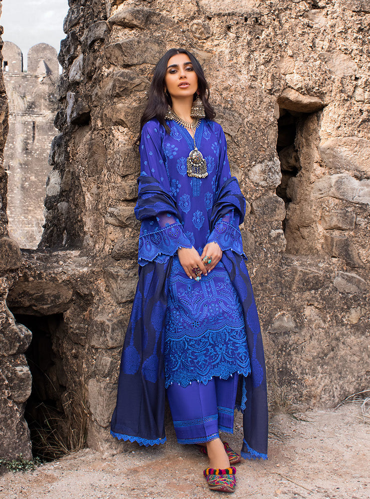 Zainab Chottani QASR 06429 - 3 PC Chikankari Cotton Dress