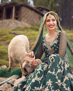 Faiza Saqlain DURKHANAI 06821 - 3 PC Charmeuse silk Dress