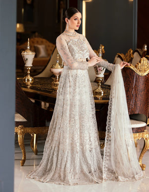 
            
                Load image into Gallery viewer, Emaan Adeel Mirha Wedding Edition Net 3 pc - 07617 - Better Than Original
            
        