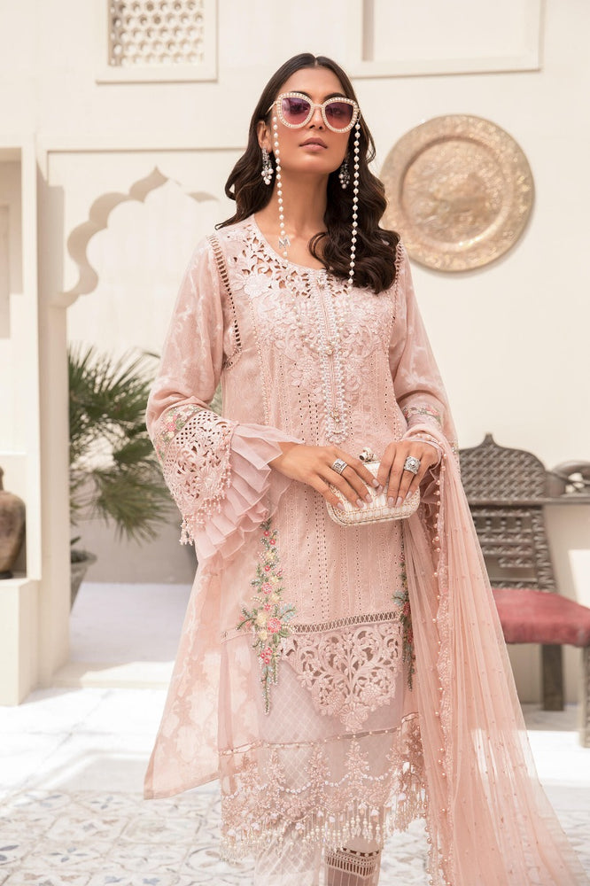 
            
                Load image into Gallery viewer, Maria.B NUDE PINK Lawn 3 pc - 01492
            
        