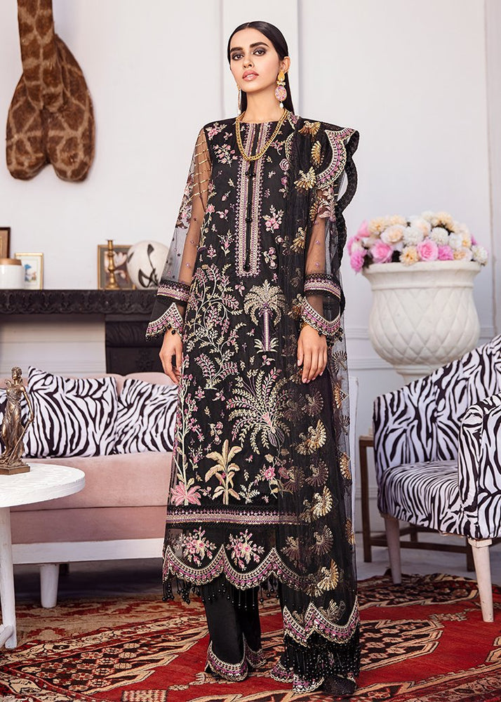 Afrozeh COCKTAIL 01856 - 3 PC Net Dress