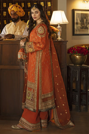 
            
                Load image into Gallery viewer, Qalamkar 01860 - 3 PC Pure Jacquard Dress
            
        