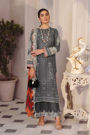 Lakhany Printed Lawn 3 pc - 08625