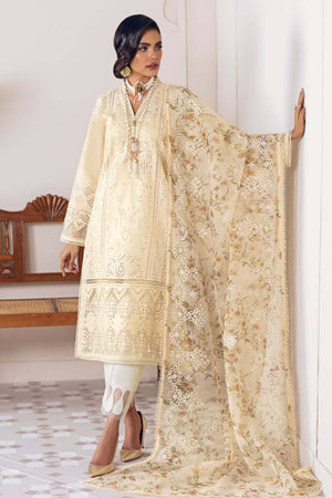 Baroque Embroidered Lawn 3 pc - 08595