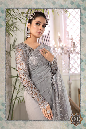 
            
                Load image into Gallery viewer, MariaB SILVER - Saree - 01459
            
        