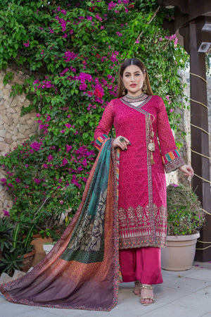 
            
                Load image into Gallery viewer, ORIGINAL Fatima Noor KHWAB 06826 - 3 PC Chiffon Dress
            
        