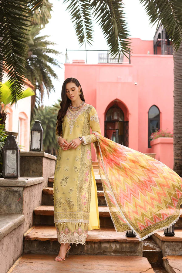 Noor By Sadia Asad Luxury Chikankari Lawn 3 pc - 08616