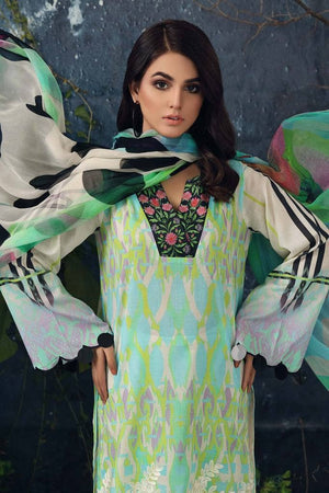 Charizma NARANJI 01314 - 3 PC Pure Lawn Dress