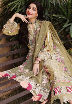 Elaf Luxury Festive VENDELA Lawn 3 pc - 08574