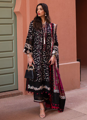 Farah Talib Aziz Kesh NOIR SOUQ Lawn 3 pc - 08643