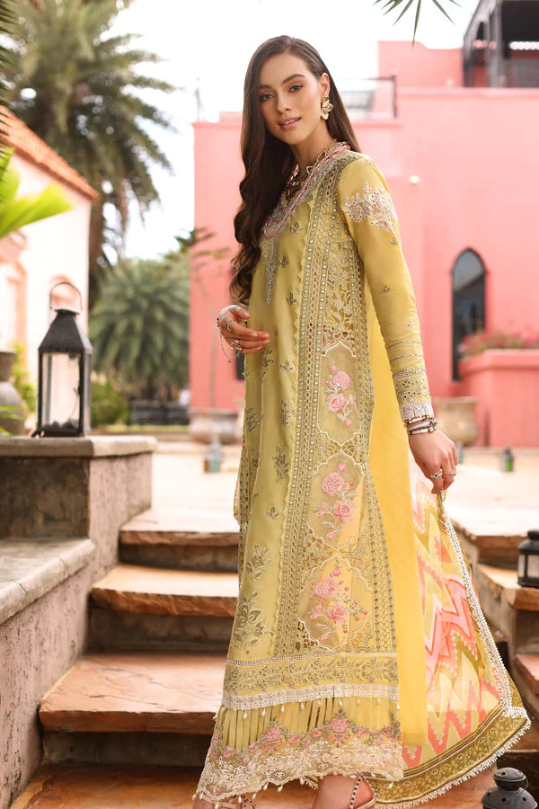 Noor By Sadia Asad Luxury Chikankari Lawn 3 pc - 08616