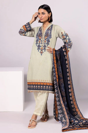 Designer Printed Lawn 3 pc - 08191