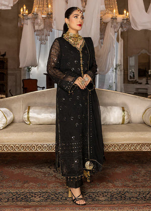 Designer Embroidered Chiffon 3 pc - 08605