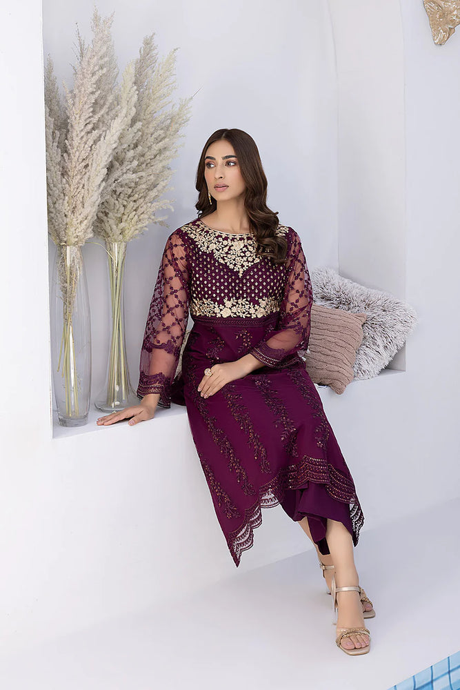 
            
                Load image into Gallery viewer, Azure Luxury Formals PLUMROSE Net 2 pc - 08351
            
        