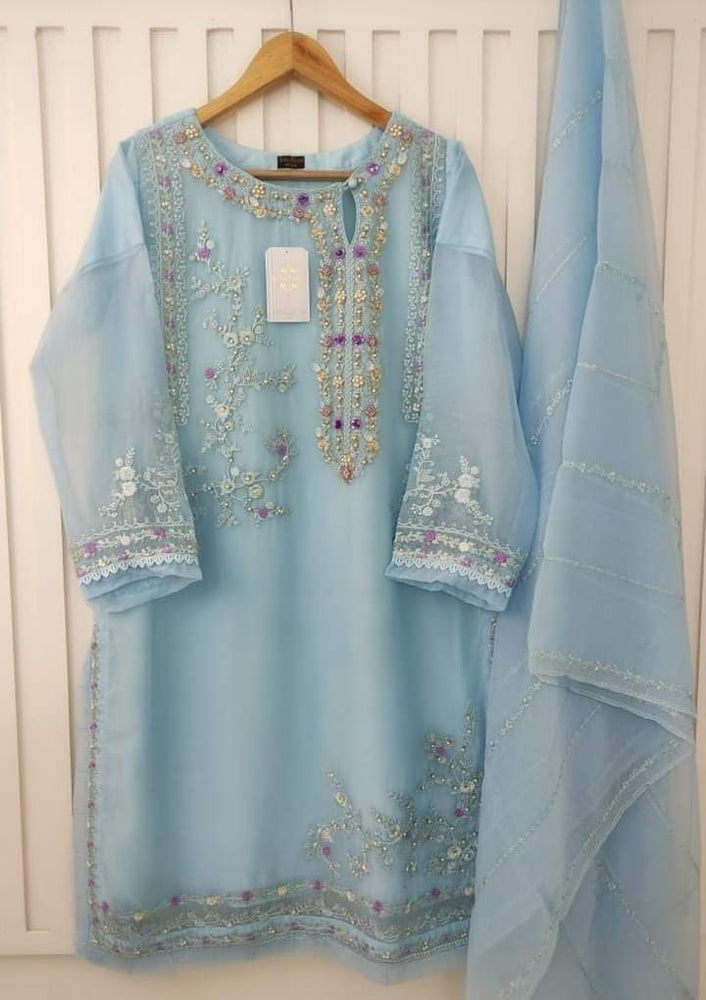 Agha Noor Chiffon Dress 2 pc - 08175 - Stitched