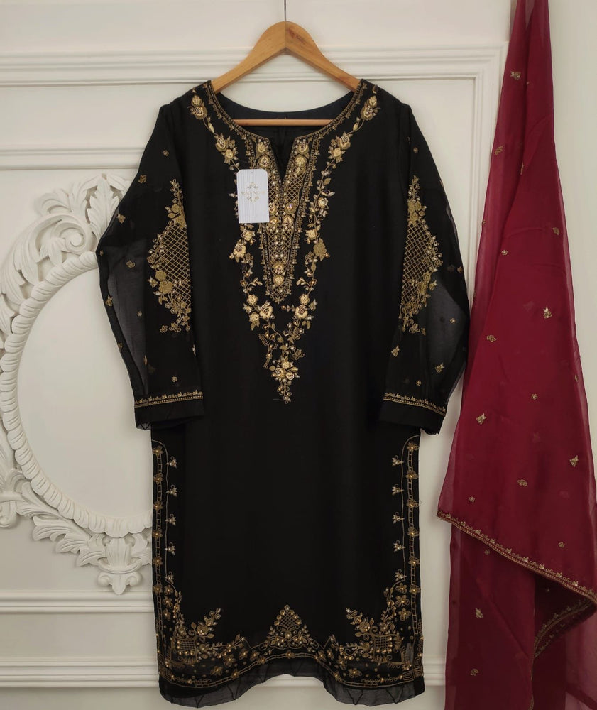 Agha Noor Chiffon Dress 2 pc - 08176 - Stitched