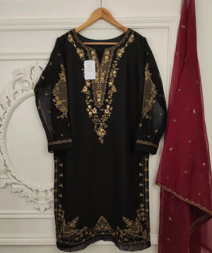 
            
                Load image into Gallery viewer, Agha Noor Chiffon Dress 2 pc - 08176 - Stitched
            
        