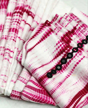 Designer Tie & Dye 01389 - 2 PC Cotton Silk Dress