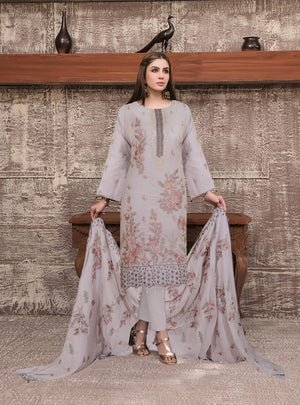 Original Fatima Noor 05057 - 3 PC Slub Lawn Dress