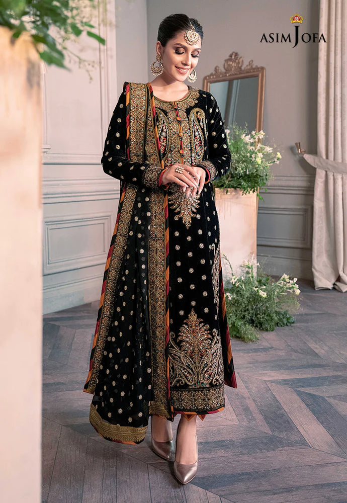 Asim Jofa The Ayeza Edit 5000 micro Velvet 3 pc - 07975