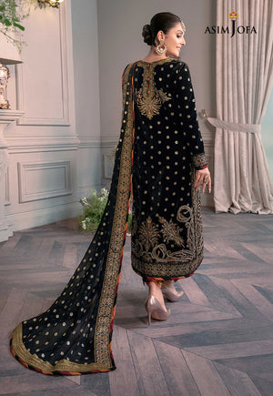 Asim Jofa The Ayeza Edit 5000 micro Velvet 3 pc - 07975