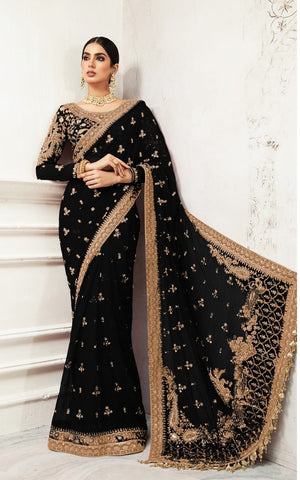 
            
                Load image into Gallery viewer, Mariab Couture  - 04005- Pure Chiffon Saree
            
        