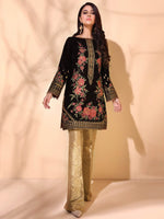 Baroque Golden Vine 01681 -  9000 Micro Velvet Dress