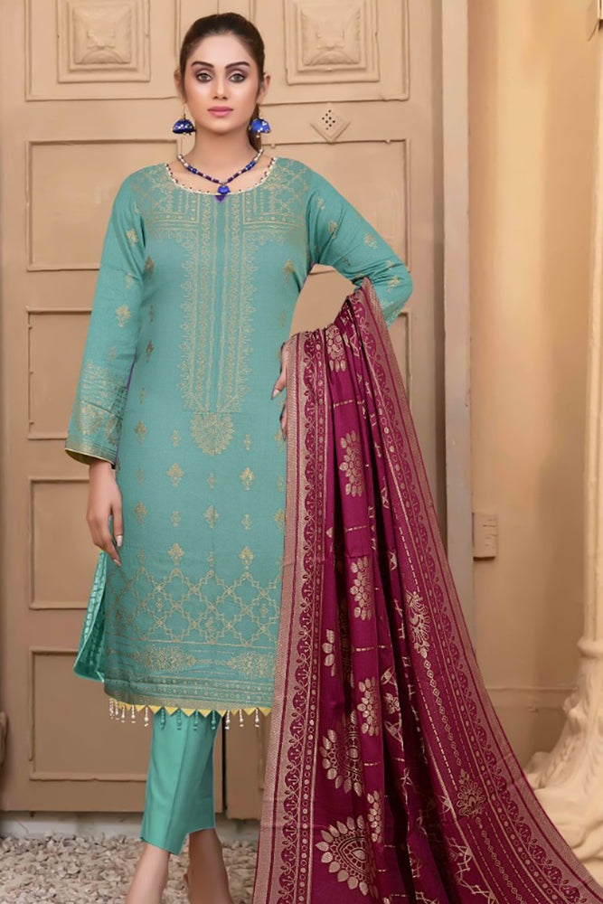 
            
                Load image into Gallery viewer, Designer Fatima Noor 06779 - 3 PC Broshia Jacquard Lawn Dress
            
        