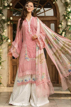 Maria.B Embroidered Lawn 3 pc - 08163