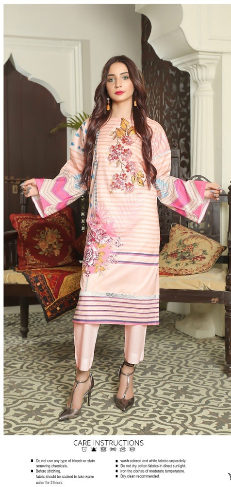 Sapphire 01571 - 3 PC  Linen Dress with Wool Shawl Dupatta