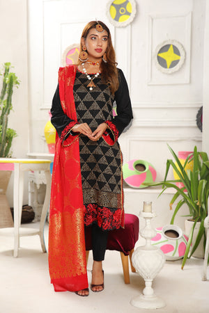 
            
                Load image into Gallery viewer, Fatima Noor 01580 - 3 PC Pure Cotton Dress
            
        