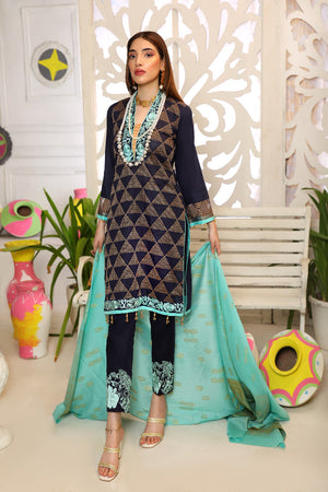 Fatima Noor 01583 - 3 PC  Pure Cotton Dress